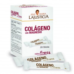 Colageno Magnesio Fresa de Ana María LaJusticia 20 Sticks