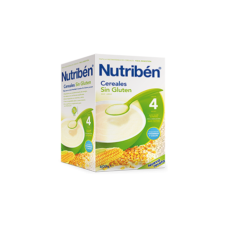 Papilla Nutribén Cereales Sin Gluten 600 gr