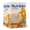 Papilla Nutribén 8 Cereales con un Toque de Miel y Galletas María 600 gr