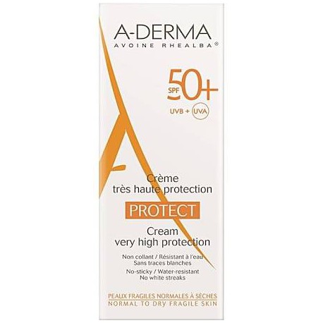 A-DERMA PROTECT CREMA SOLAR FACIAL SPF 50 + 40 ML