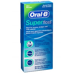 Oral-B Super Floss seda dental 50 mts