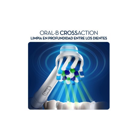 Oral-B Cross Action Cabezales de Recambio, 3 Unidades