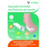 Separador de dedos con protector de juanete