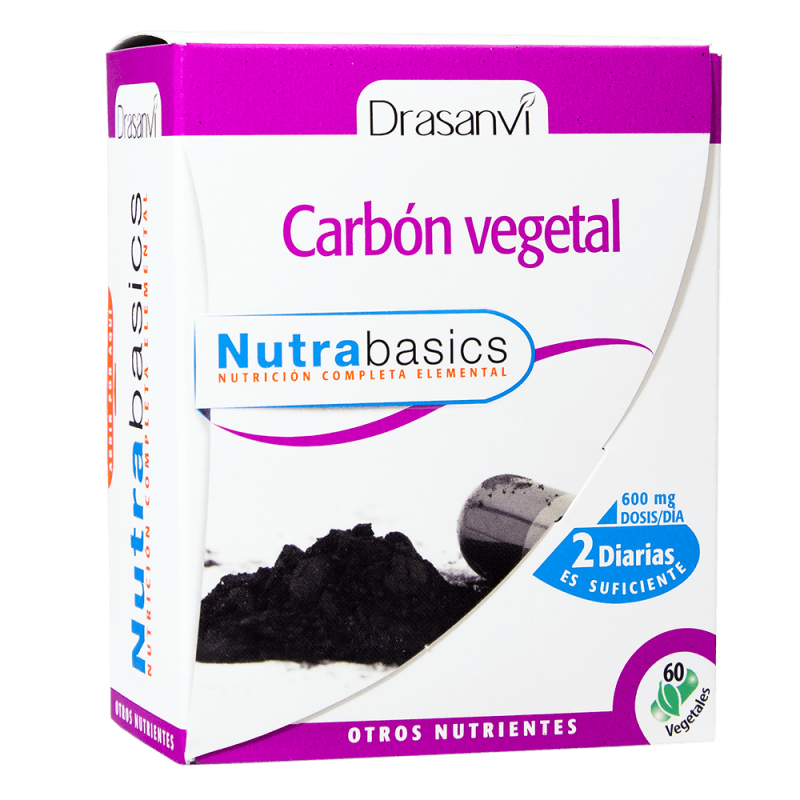Carbón Vegetal 60 Cápsulas Nutrabasics Drasanvi