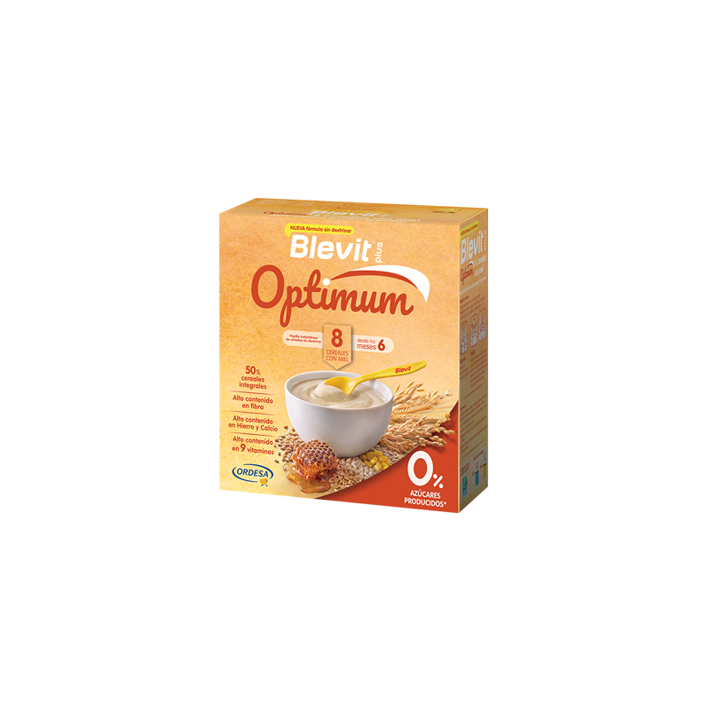 Blevit Plus Optium 8 cereales con miel 400 gr