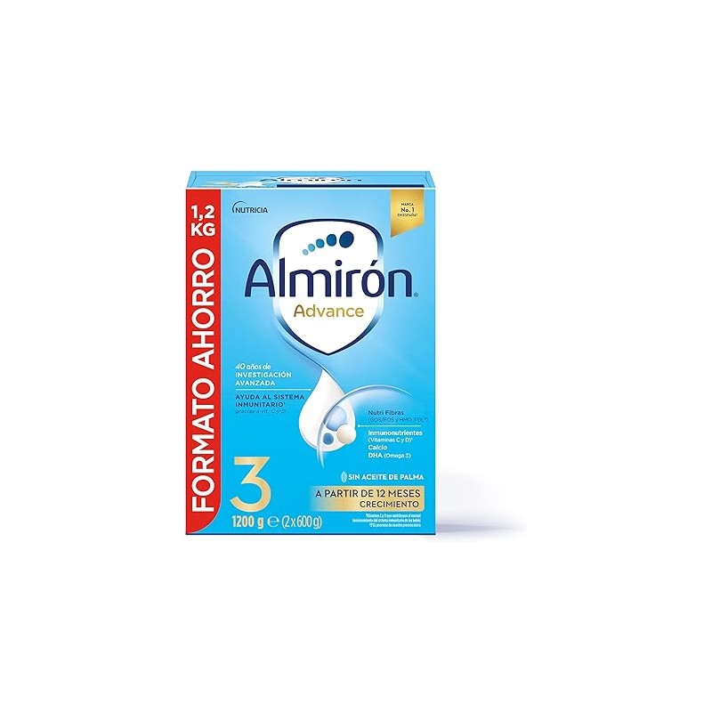 Descuento de 3€ al MOMENTO En las leches Almirón 2, Almirón 3