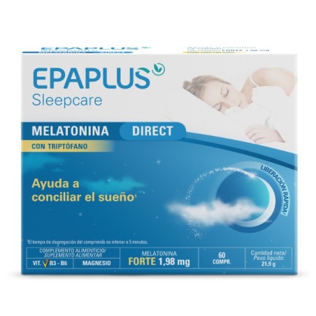 EPAPLUS Sleepcare Melatonina Direct triptofano 60c