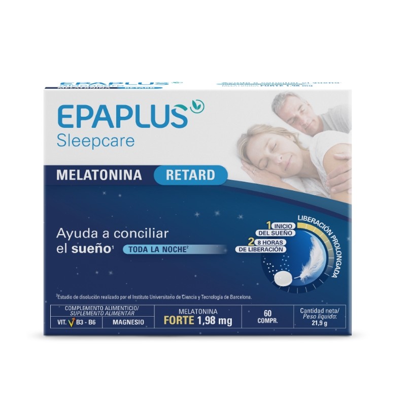 EPAPLUS Sleepcare Melatonina Retard Pura 60c