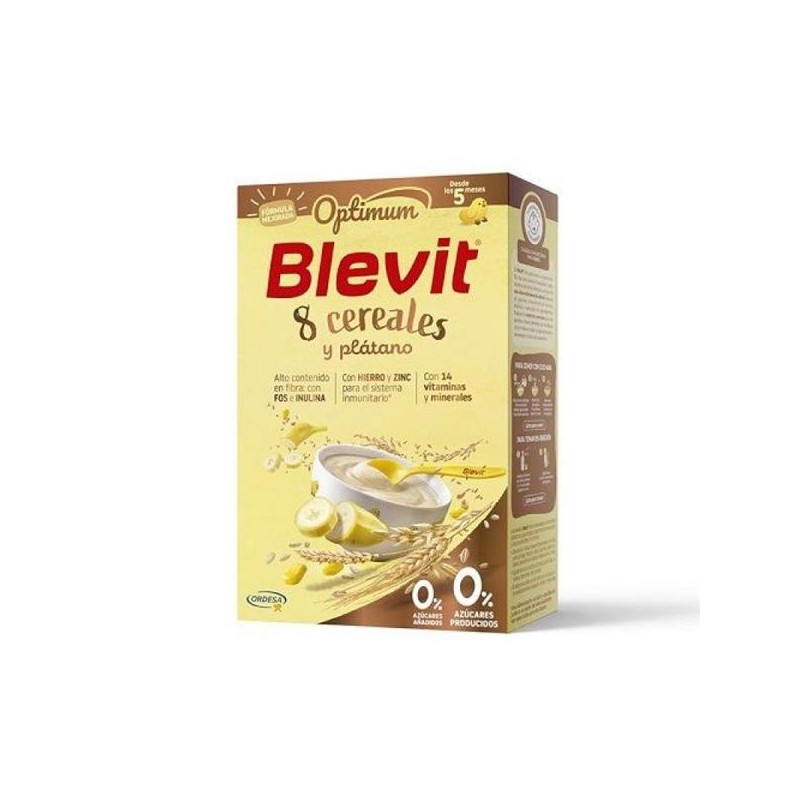 Blevit Optimum 8 Cereales + Platano 250Gr