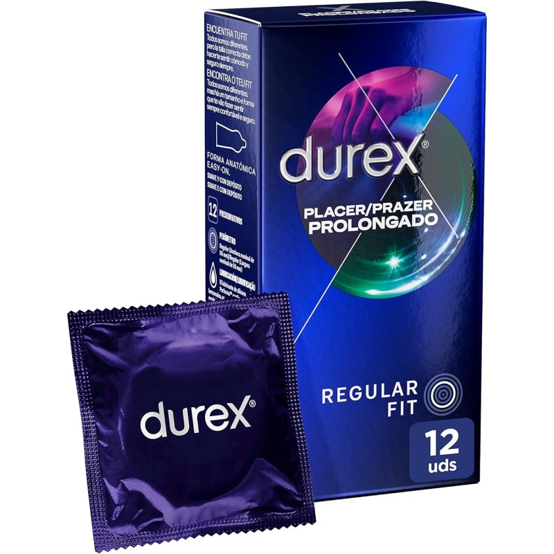 Durex Placer Prolongado Preservativos 12 U