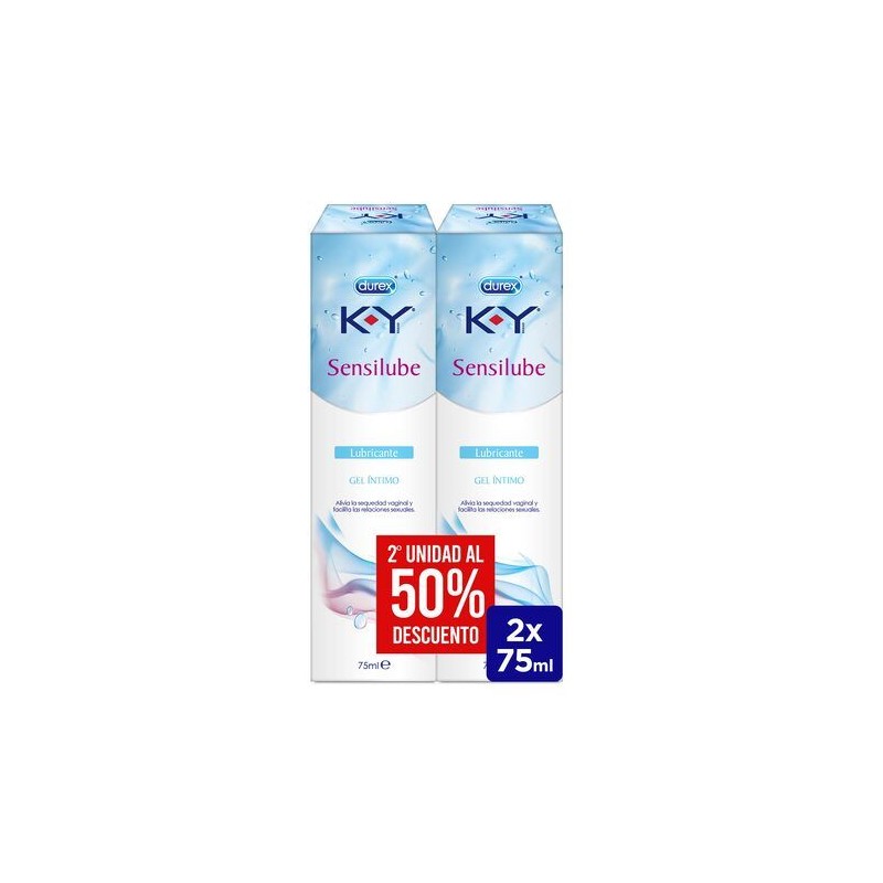 Durex Sensilube K-Y Gel Intimo 75ml Duplo
