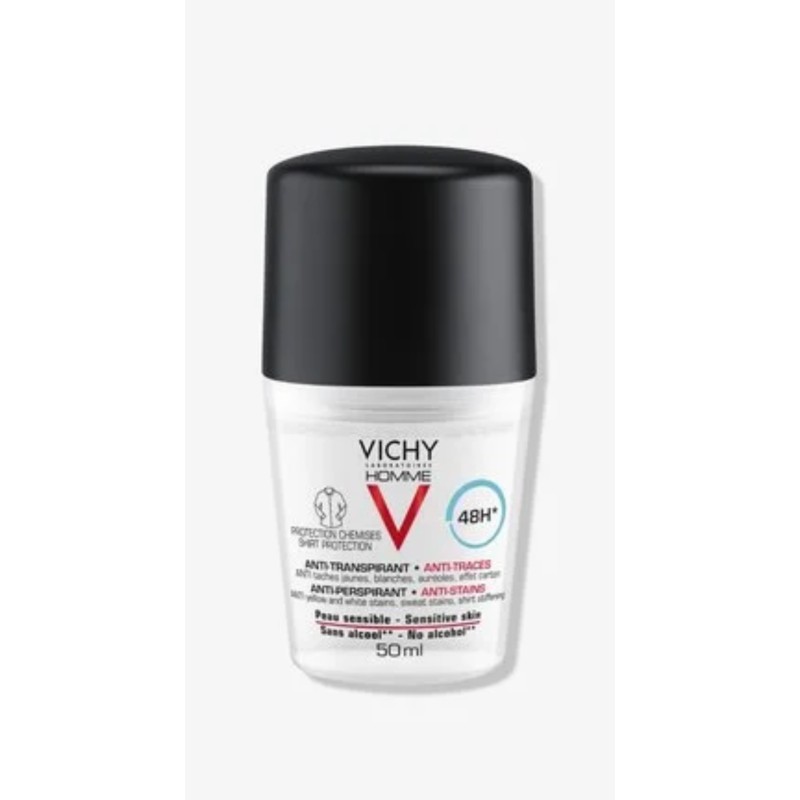 VICHY HOMME ANTITRANSPIRANTE ANTIMANCHAS 48 H