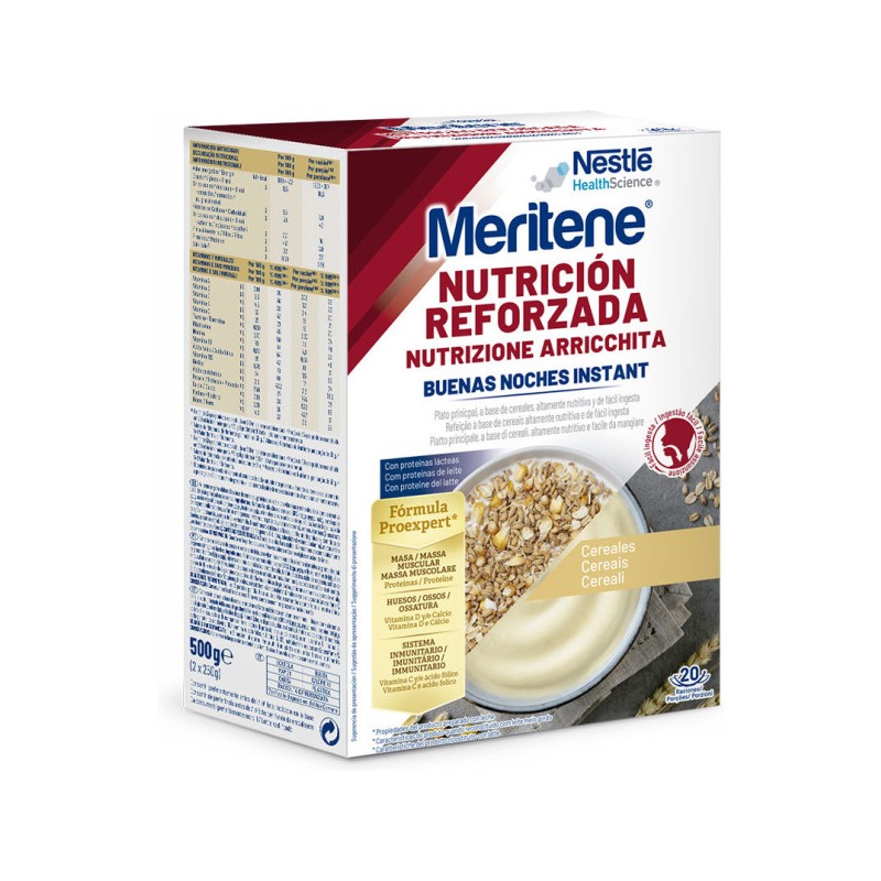 Meritene® Nutrición Reforzada - Buenas Noches Instant- Sabor cereal