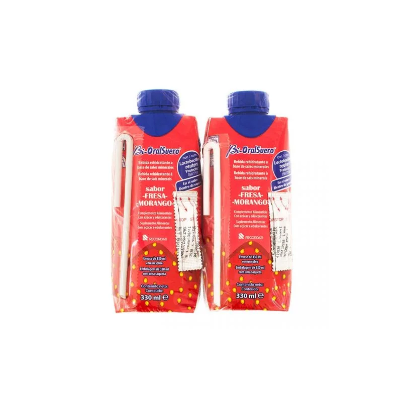 BI-ORALSUERTO sabor fresa/morango 2x330 ml