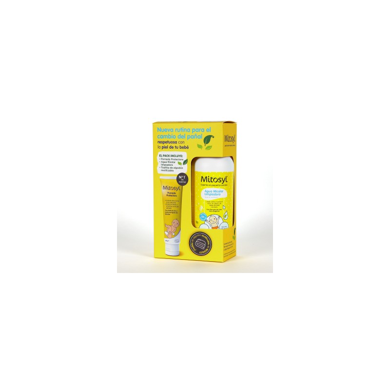 Mitosyl Pack Pomada Protectora con Agua Micelar y Toallita de Algodón