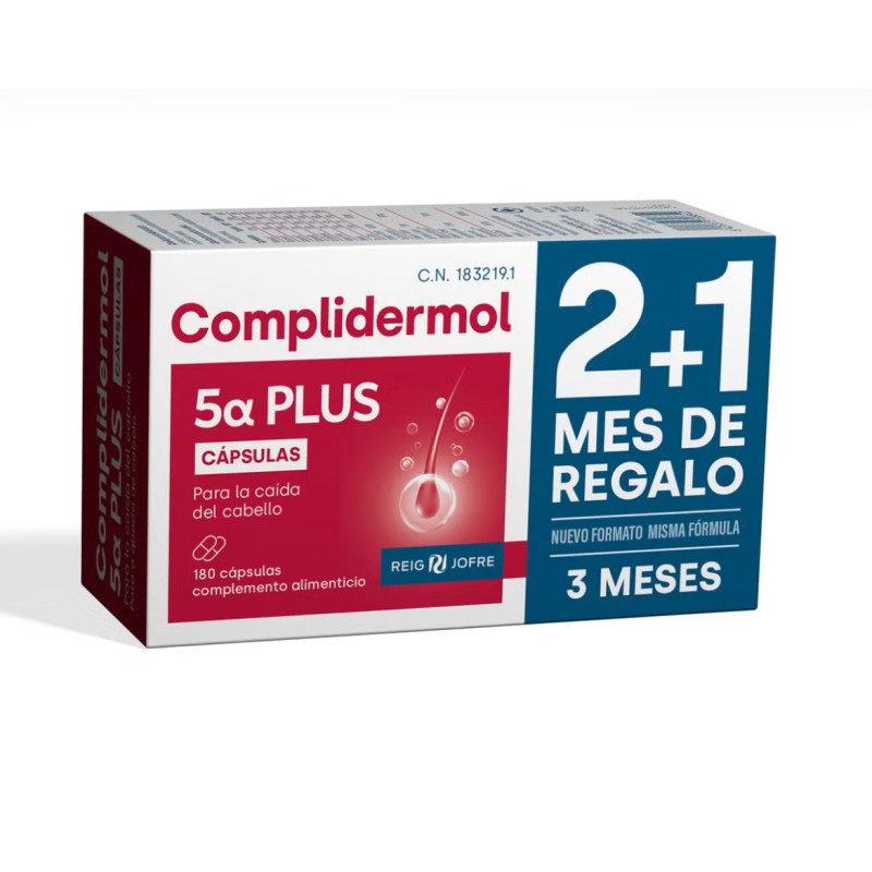 COMPLIDERMOL 5a PLUS CAPS 180 UDS.