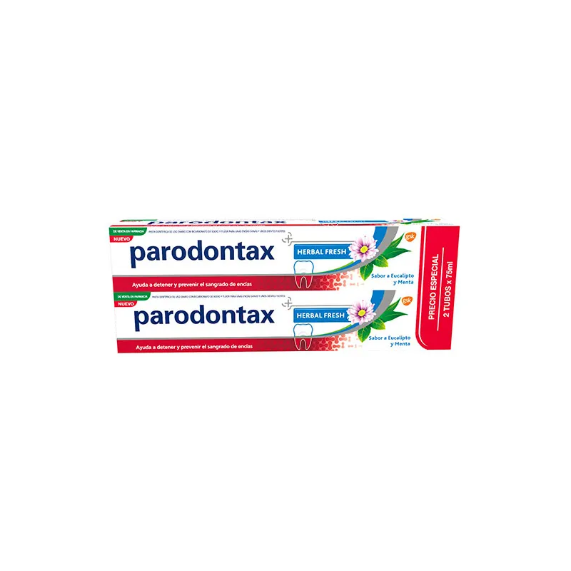 PARODONTAX  DUPLO  Herbal Fresh 2x75 ml