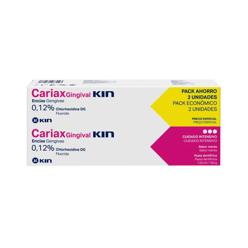 Cariax gingival pasta dentífrica 125ml Duplo