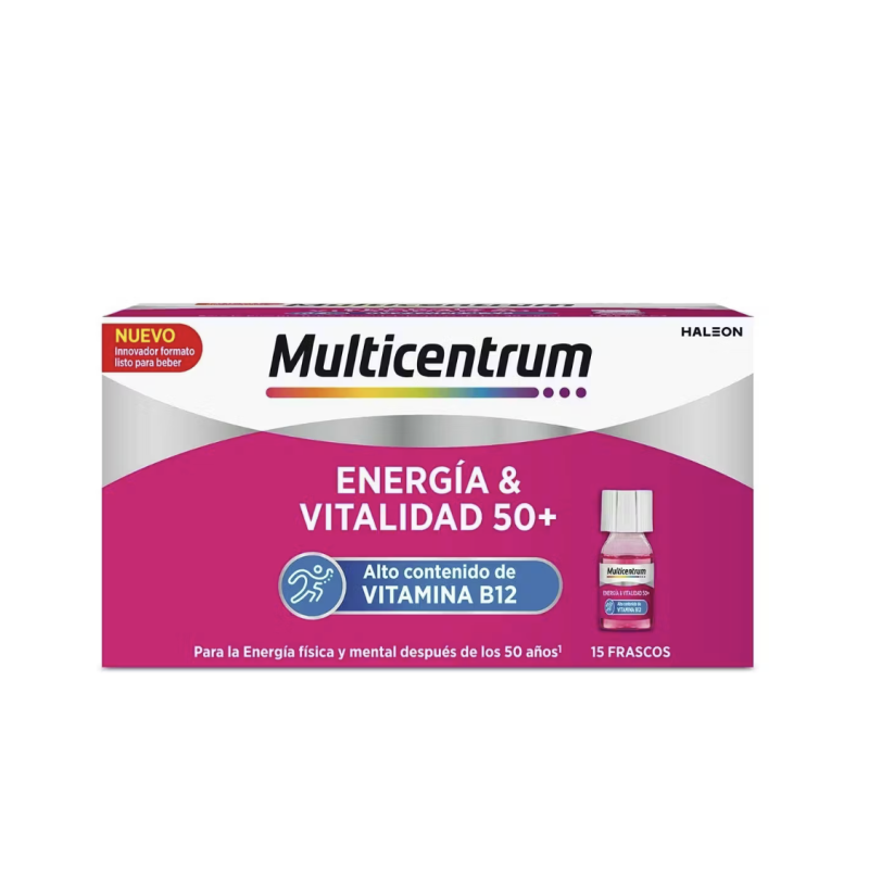 Multicentrum Energía  & Vitalidad 50+  15ampollas