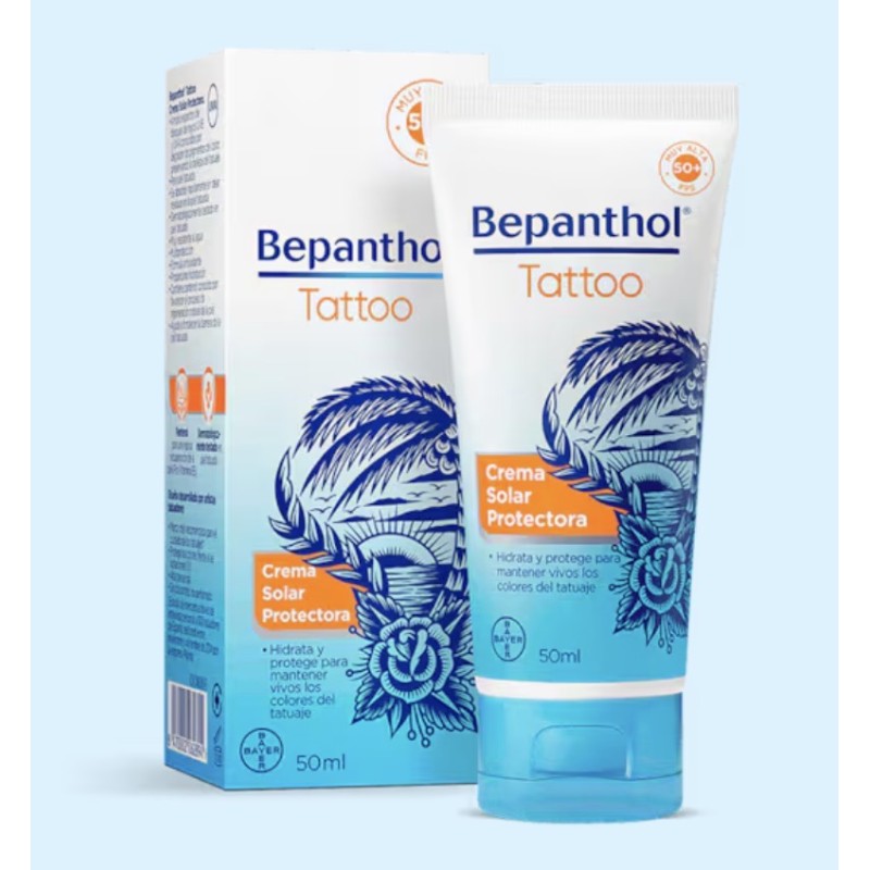 Bepanthol Tattoo Crema Solar Protectora 50  50 ml