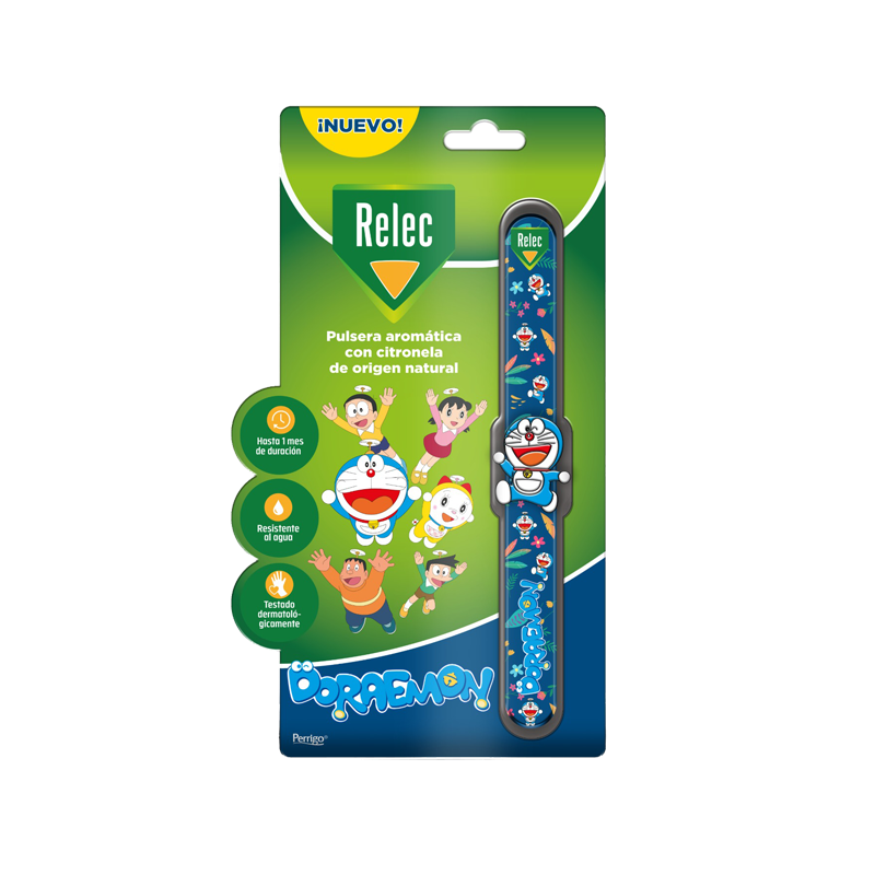 Relec pulsera antimosquitos doraemon
