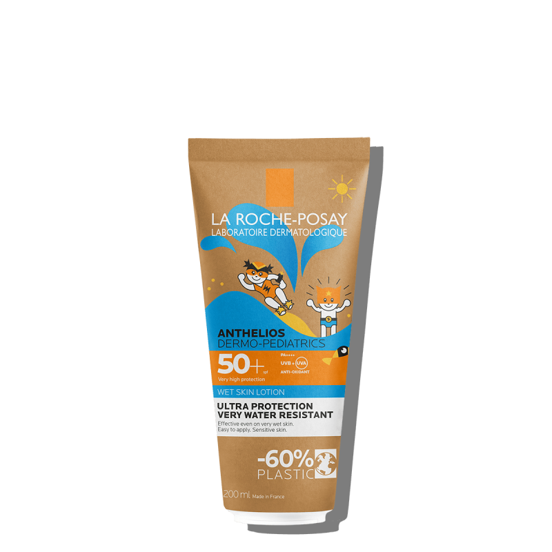 ANTHELIOS DERMO-PEDIATRICS LOCIÓN WET SKIN SPF50+ 200 ml