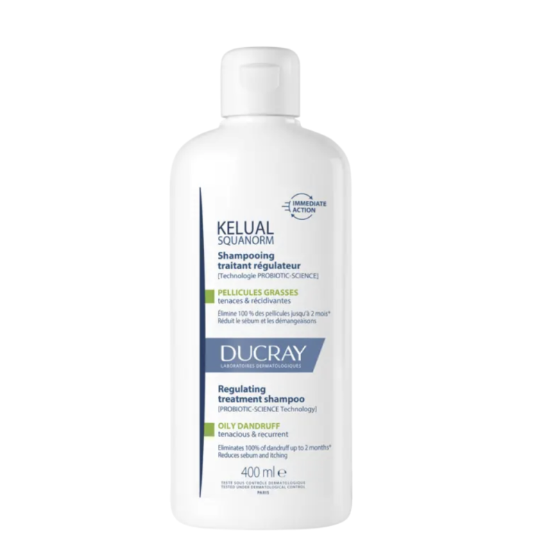 KELUAL SQUANORM Champú  Caspa grasa  400 ml
