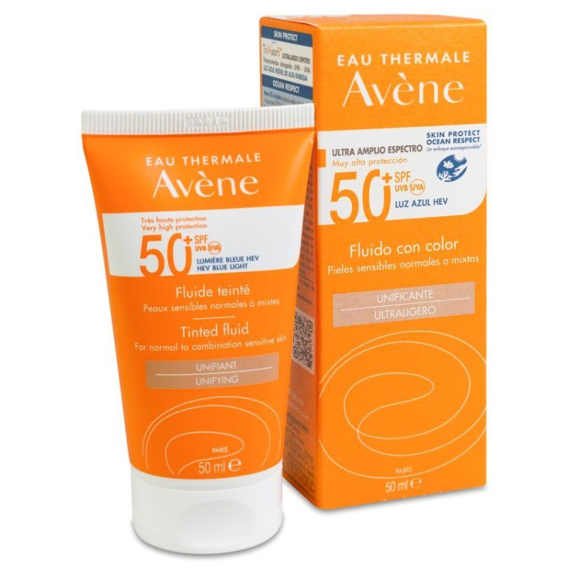 AVENE Fluido 50+ con color 50 ml