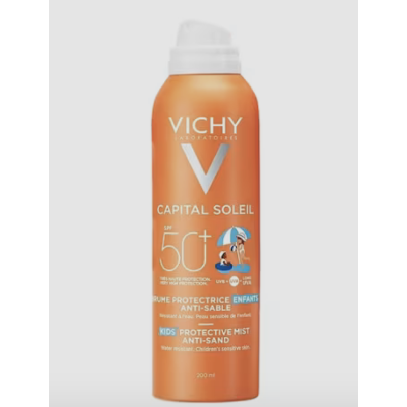 VICHY CAPITAL SOLEIL BRUMA PROTECTORA SOLAR ANTIARENA NIÑOS SPF 50+ 200 ml