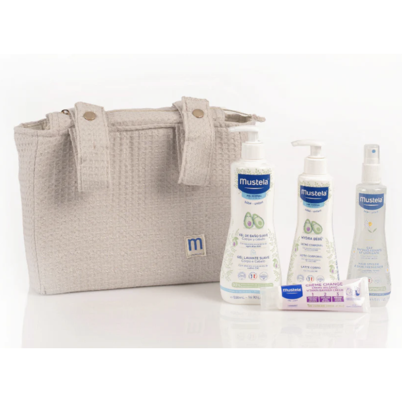 MUSTELA Bolso carrito color beige