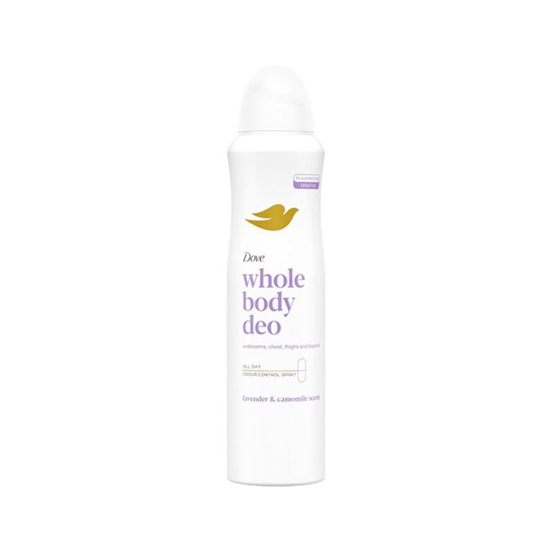 DOVE Whole Body Deo desodorante spray lavanda 150 ml