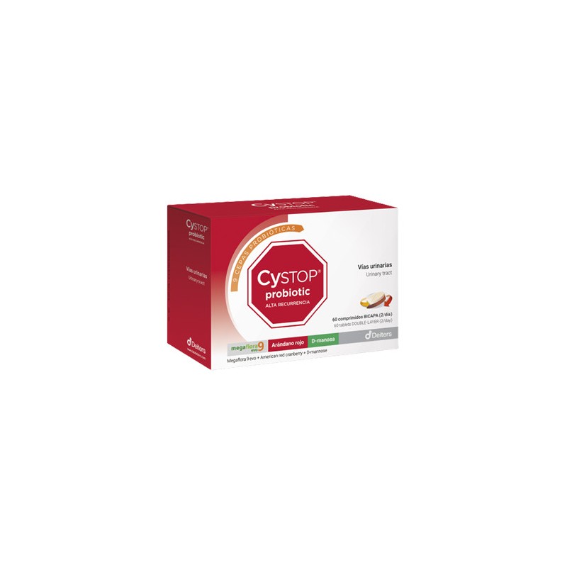 CYSTOP PROBIOTIC (ALTA RECURRENCIA), 60 COMPRIMIDOS