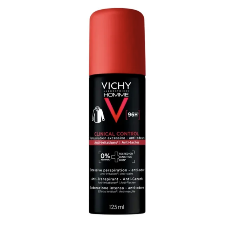 Vichy Homme Clinical Control 96h Antitranspirante Spray 125 ml