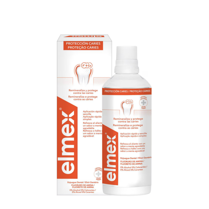 ELMEX Enjuague bucal Protección caries 400 ml