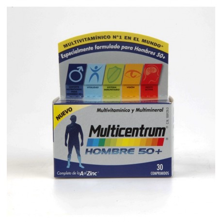 Multicentrum hombre 50+ (30 Comprimidos)